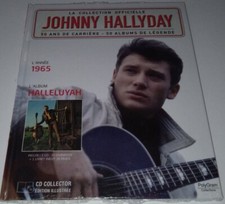 NEUF SCELLE JOHNNY HALLYDAY HALLELUYAH 1965 LIVRE CD LA COLLECTION OFFICIELLE