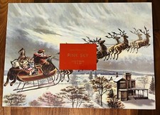 NEW Christmas Eve 1000 Pc Jigsaw Puzzle Vintage Victorian Santa Sleigh Reindeer