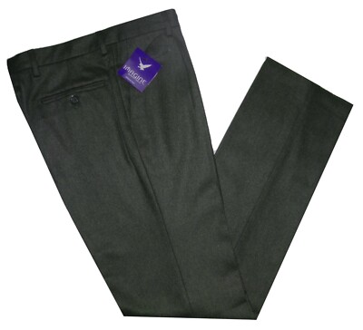 Pantalone uomo flanella misto lana 46 48 50 52 54 56 58 60 verde MADE IN  ITALY | eBay