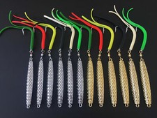 12 NEW * A-47 HAMMERED DIAMOND JIGS 4 oz.* BLUEFISH * STRIPERS* JIGGING TROLLING