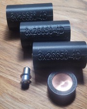 3x 26650 Li-Ion 4D-Cell Maglite Adapter - conversion w/ LED bulb option