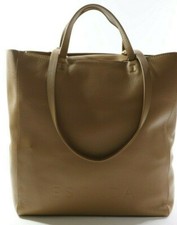 Escada Leather Tote Bag in Cognac NWT 595.00