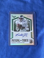 Randall Cunningham 2020 Elite Football Passing The Torch #’d /49, Eagles 🔥🔥🔥
