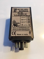 1x Relais Schrack 24V DC   MT321024   11-polig  3 Schaltstellungen   (10A/250V~)