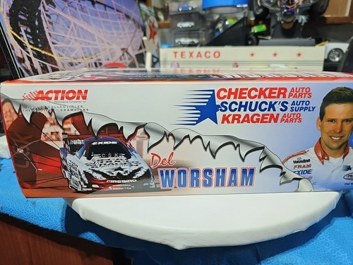 1/24 Action Funny Car of Del Worsham Firebird 2001 Checker BEAUTIFUL NICE CAR 🚗 - Picture 24 of 24