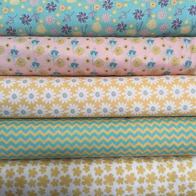 Stoff Freedom Country Garden 100% Baumwollstoff FQ Basteln Patchwork Zitrone 