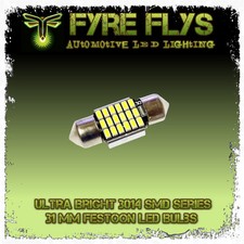 1 Pcs 6000k Xenon White 31mm Led Bulbs With 18 3014 Smd Leds 1 Pcs 6000k Xenon White 31mm Led Bulbs With 18 3014 Smd Leds