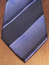 Marc Anthony Blue 100 Silk Men  s Neck Tie Made In China
