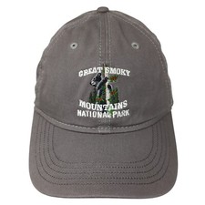 Great Smoky Mountains National Park Youth Strapback Hat Brown OS Adjustable