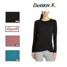  Danskin Crossover Long Sleeve Top Shirt |  D32