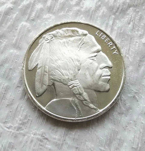 Indian Head/Buffalo Bullion Golden State Mint .999 Fine Silver 1 oz Uncirculated