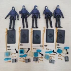 Lot of 5pcs G.I. GI JOE  Pursuit of Cobra COBRA COMMANDER COBRA LEADER Figures