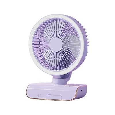 Practical Small Desktop Fan Comfortable Wall Mountable Small Fan Rechargeable