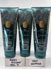 Bath & Body Works Disney Princess  JASMINE Hydration Body Cream 8oz  3 Pack