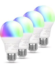 Amazon Basics Smart A19 LED Light Bulb, Color Changing, 9W 60W Equivalent ,...