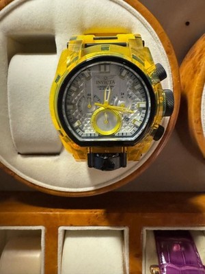 Invicta Uhr neu unbenutzt gelb aus Japan