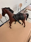 VTG 1960'S MARX Johnny West Collection Thunderbolt Black/BROWN Horse Moving Leg