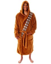 Star Wars Chewbacca Robe Costume Fleece Plush Chewie Chewbacca Bathrobe
