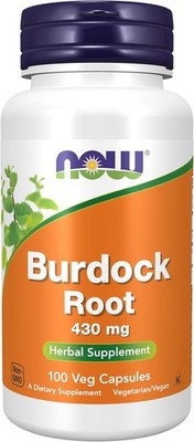 NOW Supplements, Burdock Root (Arctium lappa) 430 mg, Herbal Supplement, 100 Veg