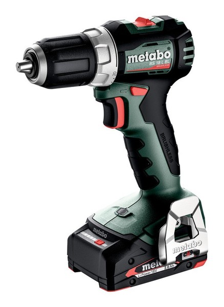 Metabo Bs 18 L Bl Akku-Bohrschrauber 2 X 2 Ah Li-Ion In Metabox - 613155500-image
