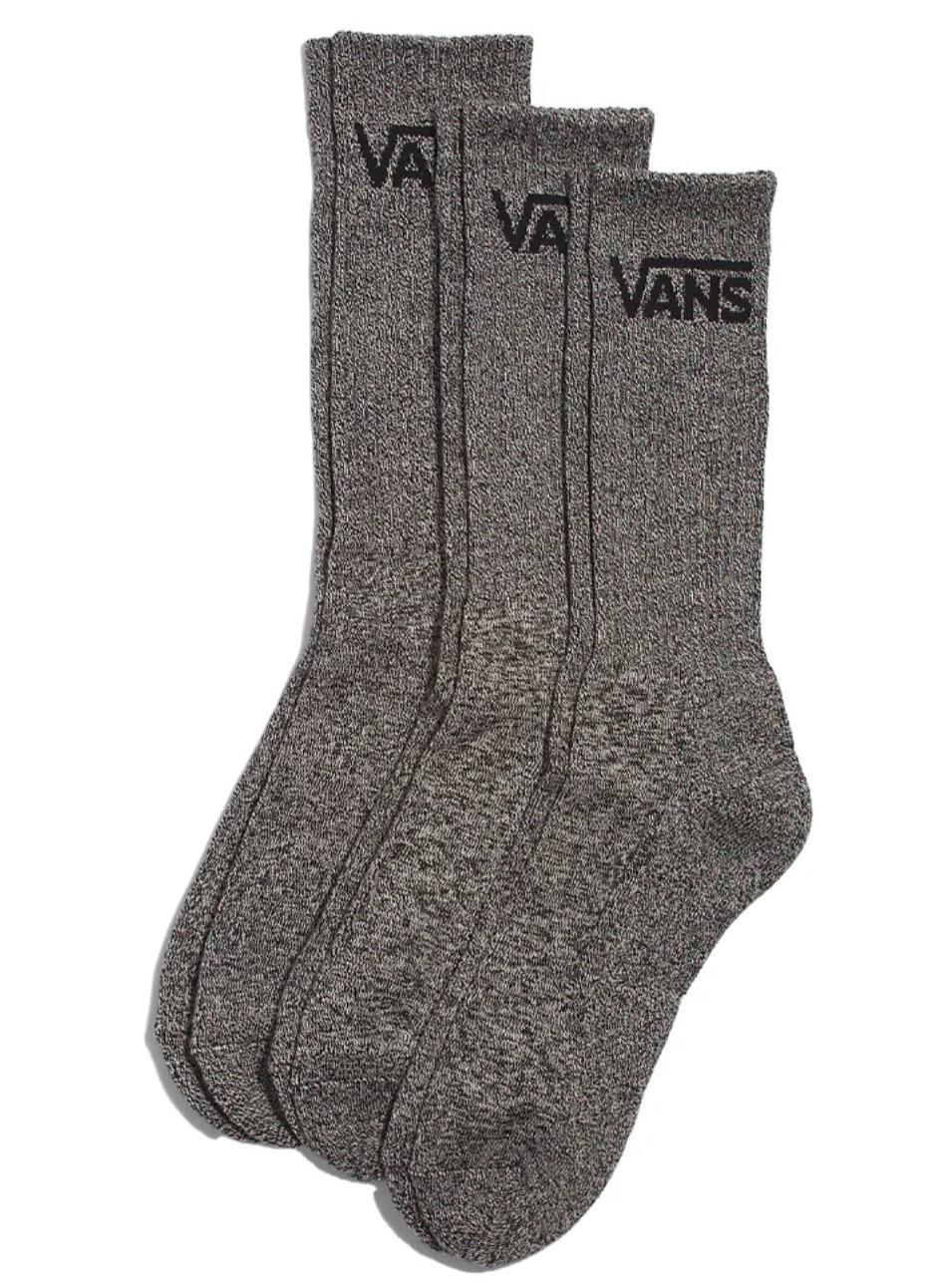 Vans Classic Crew Socks 3 Pack Mid Calf Cotton Blend Mashine