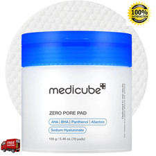 Medicube Zero Pore Pads 2.0, Dual-Textured Facial Toner Pads for Exfoliation and