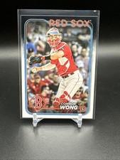 Connor Wong Baseball Base Card #104 Boston Red Sox 2024 Topps Series 1 MLB