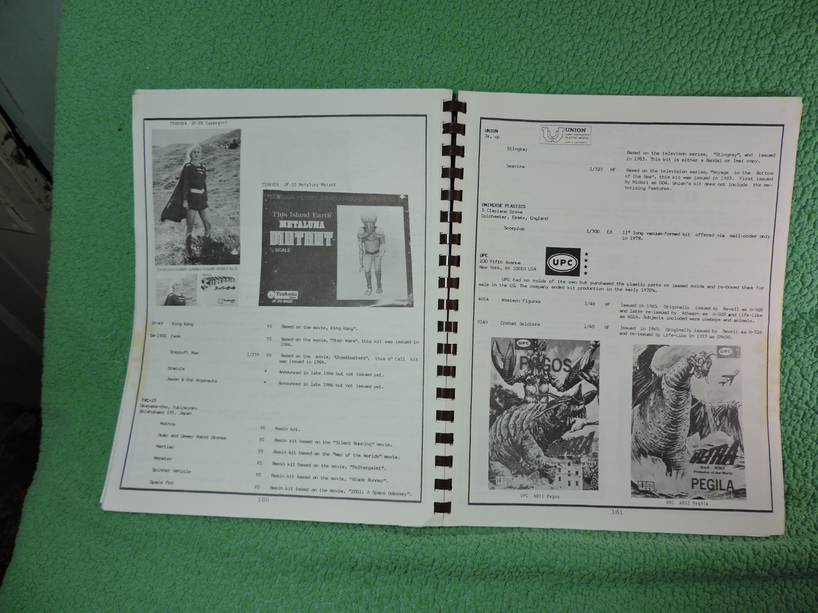 In Plastic Science Fiction and Figure Kits GUIDE By John W. Burns 1988