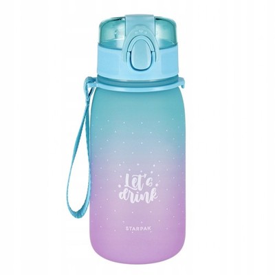 STARPAK Trinkflasche 400 ml Ombre Violett