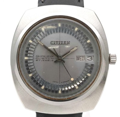 citizen Crystal Seven Custom 27 stones 4-521218T watch men TO190899