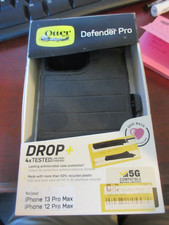 OtterBox iPhone 13/12 Pro Max Defender Series Pro Case- Black: Bump-Resistant
