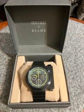 SEIKO Giugiaro Beams Limited Edition of 300 Pieces Chronograph Black Round Dial