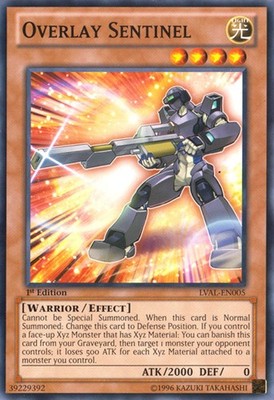 Overlay Sentinel - LVAL-EN005 - Common - 1st Edition - Near Mint