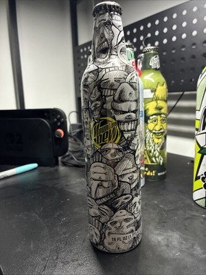 Mountain Dew Green Label Art HAPPY HEADS Artist Mark Smith Unopened