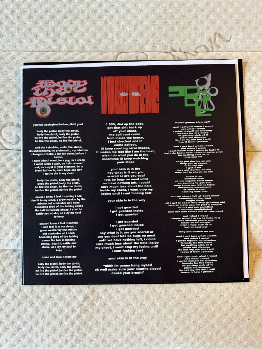 Man Bites Dog” - Femtanyl 1x LP Vinyl Black Purple Online Variant