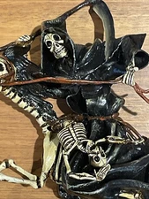 Claudio Jimenez Day Of The Dead Skeleton Grim Reaper On A Skeleton Horse