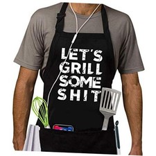 Funny BBQ Aprons for Men, Dad Gifts, Gifts for Men, Fathers Day, Birthday