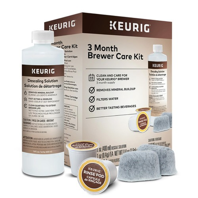 #ad 3 Month Brewer Maintenance Kit Includes Descaling Solution Water Filter Cart... $14.11