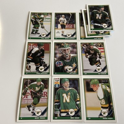 NHL Cards Lot-Minnesota North Stars OPC 1991-Broten/Casey/Dahlen/Propp/Tinordi