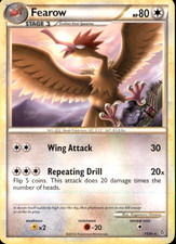 Fearow Rare Unleashed 15/95 NM Kagemaru Himeno 2010