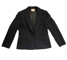 VTG Pendleton Woman’s Black 100% Wool Tailored Blazer Jacket Petite USA Made
