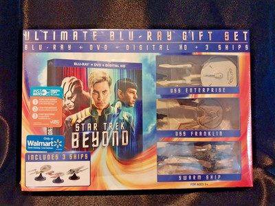 Star Trek Beyond w/ 3 Mini Ships Ultimate Blu-Ray/DVD/Digital Gift Box Set