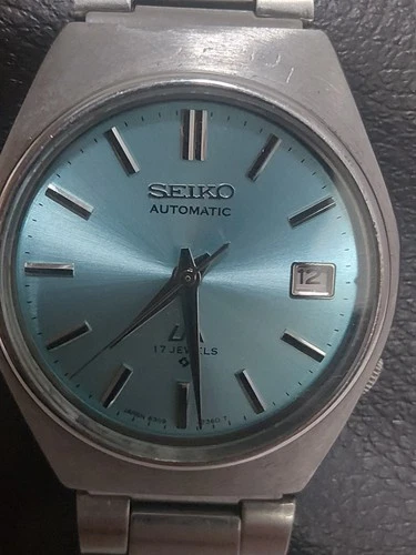 Vintage SEIKO Automatic LM With 6309 Men's Watch Japan Date Only-Dial Replaced