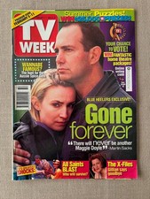 Vintage television - "Australian TV Week" Feb 2000 Aqua Gillian Anderson Logies