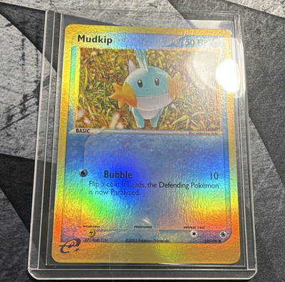 Pokémon TCG Mudkip Reverse Holo 59/109 Ruby and Sapphire 2003 English 50 HP