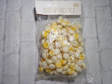 Vintage Silvestri Blow Mold Popcorn Garland Glittery Primitive Country Christmas