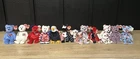 12 VTG TY Beanie Babies PATRIOTIC USA American Flag  Soar Bear Eagle Collection