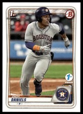 2020 Bowman Draft 1st Edition Zach Daniels #BD-133 Houston Astros