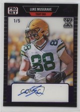 2023 Leaf Pro Set Pure Clear Purple Spectrum 1/5 Luke Musgrave Auto 13u1