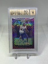 2020 Panini Justin Jefferson Auto PURPLE POWER #/49 BGS 9.5 & 10 GEM RC ROOKIE